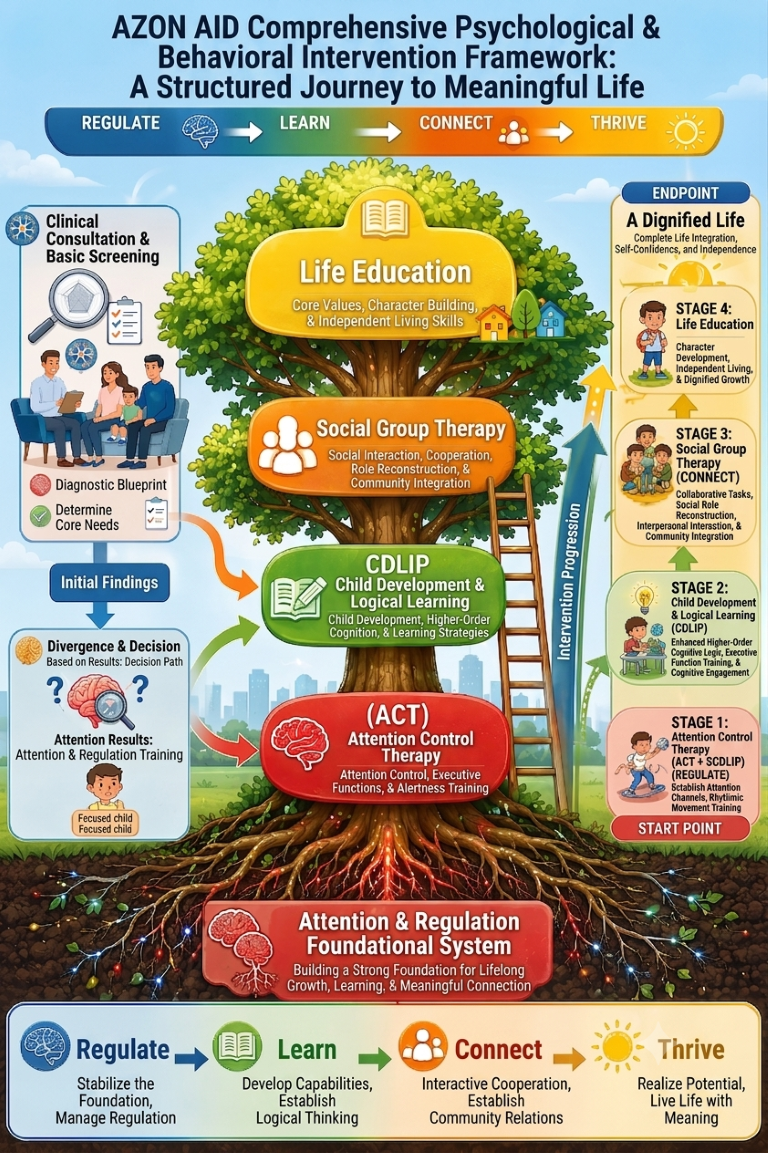 AZON AID Comprehensive Psychological and Behavioral Intervention Framework