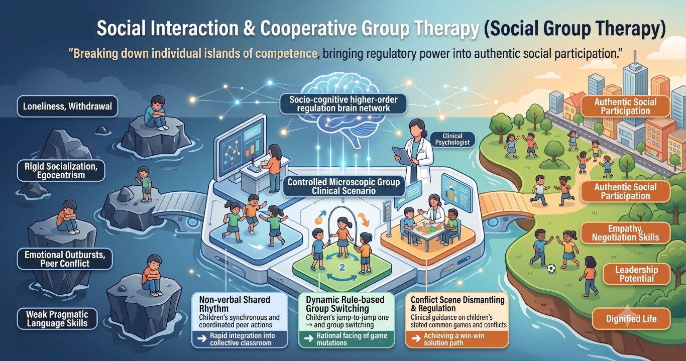 Social Interaction and Cooperative Group Therapy